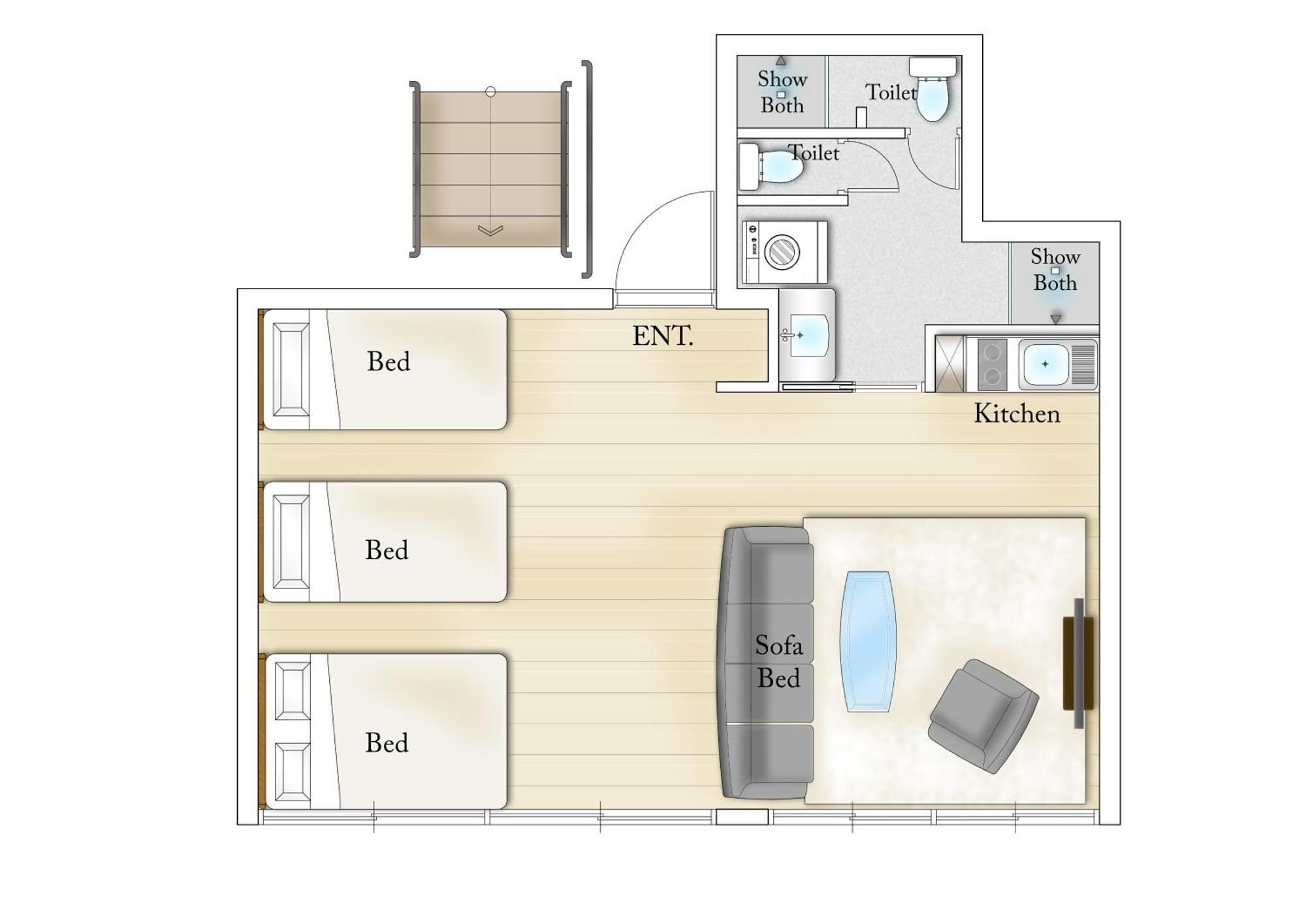 招待所 Rooms